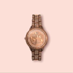 Rose gold Michael Kors watch